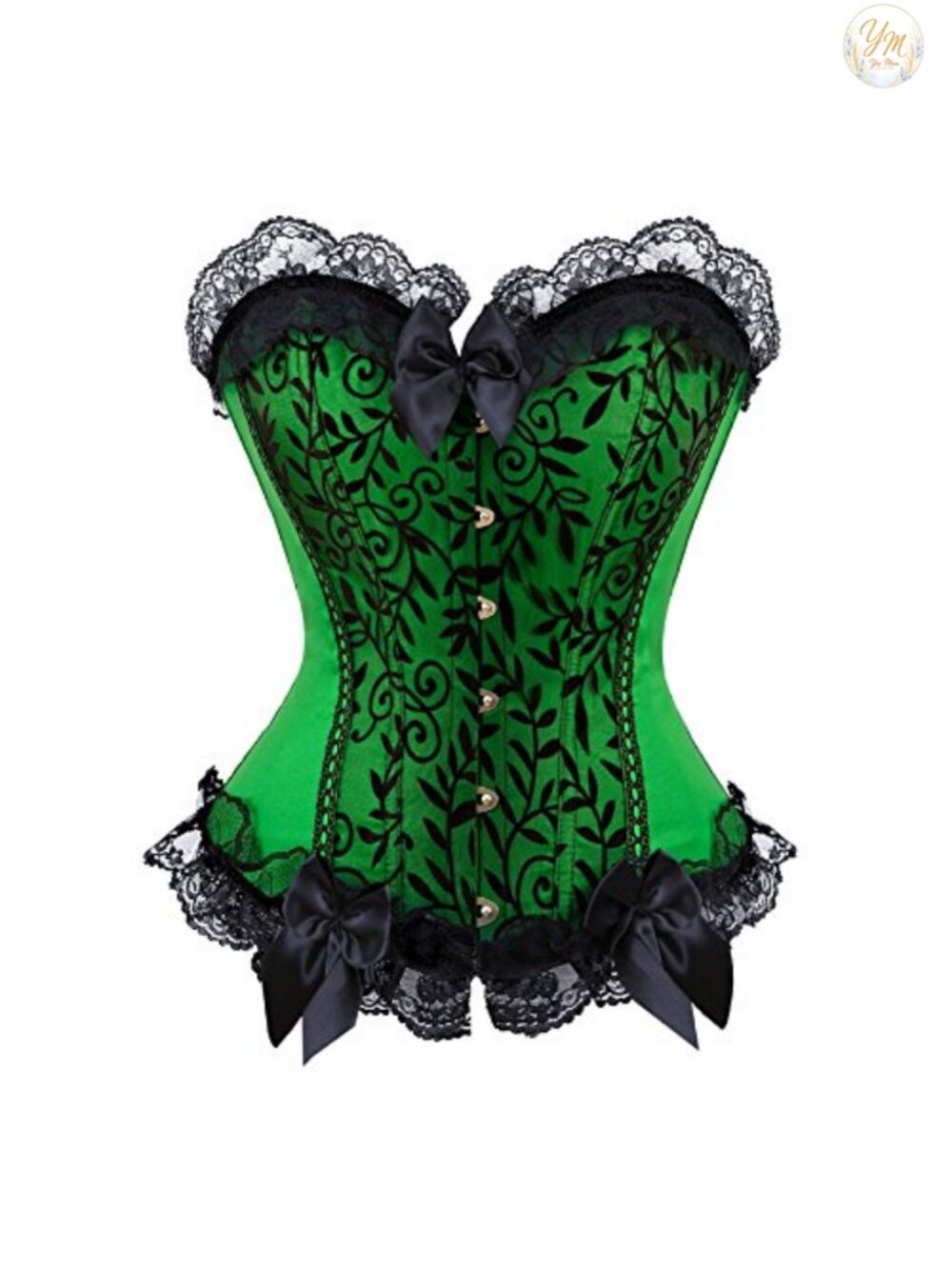 Lace Corset Top Bustier Medieval Halloween Costume Vintage Lace Up